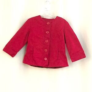 Coldwater Creek Cotton 3/4 Sleeve Blazer